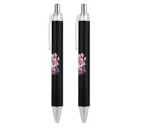 BHHJKK Axolotl Lot de 4 stylos à bille rétractables en forme d'animaux pour bureau, fournitures scolaires