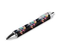BHHJKK Axolotl Lot de 4 stylos à bille rétractables pour joueur de tennis 0,5 mm, écriture lisse et prise en main douce pour fournitures de bureau