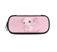 BHHJKK Corgi - Trousse à crayons portable avec fermeture éclair pour enfants, fournitures scolaires, grande capacité, Axolotl, Taille unique, Trousses à crayons