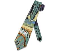 BHHJKK Cravate de persistance de la mémoire - Salvador Dali, Comme indiqué sur la photo, taille unique