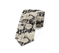 BHHJKK Cravate pour homme, monochrome printemps croissance, cravate, 9,4 cm, noir et beige, Comme indiqué sur la photo, taille unique