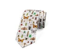 BHHJKK Cravate pour homme, motif insectes de la forêt sauvage, 9,4 cm, multicolore, Comme indiqué sur la photo, taille unique