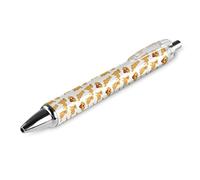 BHHJKK Golden Retriever Stylo à bille rétractable pour homme et femme Cadeau de bureau 1 pièce