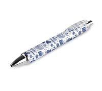 BHHJKK Happy Chanukah Lot de 2 stylos à bille rétractables à pointe fine (0,5 mm) Noir