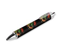BHHJKK Happy Kwanzaa Stylo à bille rétractable à encre noire Cadeau pour étudiants Fournitures de bureau Papeterie