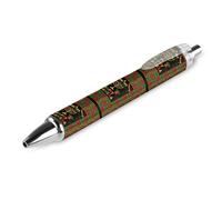 BHHJKK Happy Kwanzaa Stylo à bille rétractable Motif festival du patrimoine africain américain Fournitures de bureau Cadeaux pour homme et femme