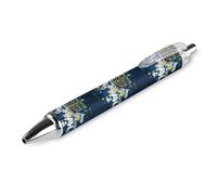 BHHJKK Happy Stylo à bille rétractable à encre noire - Cadeaux pour étudiants, fournitures de bureau