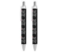 BHHJKK I Love My Mommy - Lot de 4 stylos à bille rétractables à encre bleue, écriture lisse avec prise en main confortable, fournitures de bureau pour homme et femme