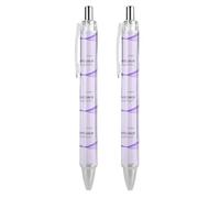 BHHJKK I Wear - Stylo à bille rétractable pour la sensibilisation au cancer du pancréas, encre noire, cadeau pour étudiants, fournitures de bureau