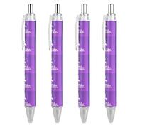 BHHJKK I Wear - Stylo à bille rétractable pour la sensibilisation au cancer du pancréas, encre noire, cadeau pour étudiants, fournitures de bureau