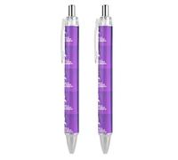 BHHJKK I Wear - Stylo à bille rétractable pour la sensibilisation au cancer du pancréas, encre noire, cadeau pour étudiants, fournitures de bureau