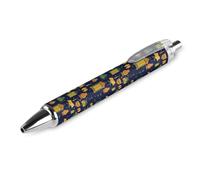 BHHJKK Kareem Lot de 2 stylos à bille rétractables à pointe fine (0,5 mm) - Encre noire