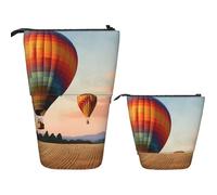 BHHJKK Khiry - Trousse à crayons télescopique sur pied, motif fleurs de lavande, pour bureau, organiseur à crayons, trousse à crayons pour le travail, 7 x 14,5 cm, Montgolfière., Taille unique,