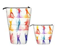 BHHJKK Khiry - Trousse à crayons télescopique sur pied pour bureau, trousse à crayons rétractable pour le travail, 7 x 14,5 cm, Jeu de gymnastique., Taille unique, Trousses à crayons