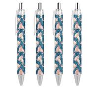 BHHJKK Lot de 2 stylos à bille rétractables à encre gel à pointe fine (0,5 mm) avec motif axolotl