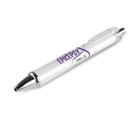 BHHJKK Lot de 4 stylos à bille rétractables à encre gel à pointe fine (0,5 mm) pour la journée de sensibilisation à l'épilepsie 2023