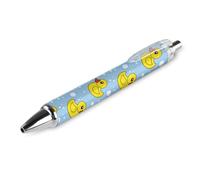 BHHJKK Lot de 4 stylos à bille rétractables à encre noire - Stylos d'écriture Zodiac Space Galaxy - Stylo à bille de 0,5 mm - Stylos cadeau pour employés de bureau, enseignants