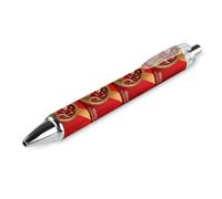 BHHJKK Lot de 4 stylos à bille rétractables « Year of the Snake 2025 Happy Chinese New Year 2025 » - Stylo à bille portable à encre noire - Stylos de travail pour fournitures de bureau