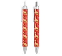 BHHJKK Lot de 4 stylos à bille rétractables « Year of the Snake 2025 Happy Chinese New Year 2025 » - Stylo à bille portable à encre noire - Stylos de travail pour fournitures de bureau