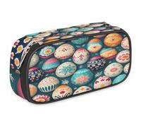 BHHJKK Lot de 5 trousses à crayons pour filles et garçons - Trousse à crayons pour enfants et adolescents avec fermeture éclair - En cuir synthétique - Trousse à crayons d'école, trousse à marqueurs,