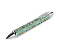 BHHJKK Monkey Lot de 4 stylos à bille rétractables à encre gel lisse Pointe fine 0,5 mm