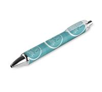 BHHJKK November Is Lung Cancer Awareness Month Stylo à bille rétractable à encre noire Cadeaux pour étudiants Fournitures de bureau Papeterie