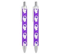 BHHJKK November Is National Epilepsy Awareness Month Stylo à bille rétractable à encre noire Cadeaux pour étudiants Fournitures de bureau Papeterie