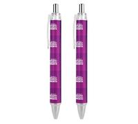 BHHJKK November Is National Epilepsy Awareness Month Stylo à bille rétractable à encre noire Cadeaux pour étudiants Fournitures de bureau Papeterie