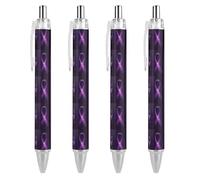 BHHJKK November Is National Epilepsy Awareness Month Stylo à bille rétractable à encre noire Cadeaux pour étudiants Fournitures de bureau Papeterie