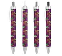BHHJKK November Is Native American Heritage Month Stylo à bille rétractable à encre noire Cadeaux pour étudiants Fournitures de papeterie de bureau