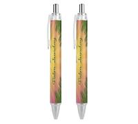 BHHJKK Palm Sunday 2023 Lot de 4 stylos à bille rétractables à encre gel à pointe fine (0,5 mm) Noir