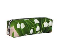 BHHJKK Petite trousse à crayons Lilies of The Valley en cuir synthétique avec fermeture éclair, Lys of the Valley, Taille unique, Trousses à crayons