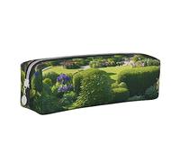 BHHJKK Petite trousse à crayons Lilies of The Valley en cuir synthétique avec fermeture éclair, Plein de plantes, Taille unique, Trousses à crayons