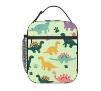 BHHJKK Sacs à déjeuner réutilisables pour hommes, femmes, garçons, filles, animaux sauvages, dinosaures, pour école, bureau, pique-nique, camping, isolation thermique et conservation du froid