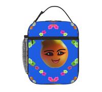 BHHJKK Smiley Sac à déjeuner isotherme portable en tissu Oxford (100 % polyester) + matelassage + PEVA