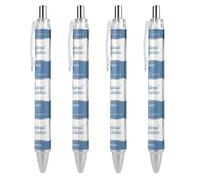 BHHJKK Stylo à bille rétractable avec ruban bleu pour le mois de la sensibilisation au diabète, stylos à bille à encre noire, cadeaux pour étudiants, fournitures de bureau