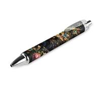BHHJKK Stylo à bille rétractable motif dragon gothique floral pour bureau, école, 1 pièce