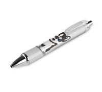 BHHJKK Stylo à bille rétractable noir à pointe fine de 0,5 mm, séchage rapide, écriture lisse, 1 pièce