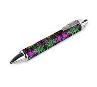BHHJKK Stylo à bille rétractable phosphorescent - Encre noire - Cadeau pour étudiants, fournitures de bureau