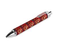 BHHJKK Stylo à bille rétractable « Year of the Snake 2025 Happy Chinese New Year 2025 » - Encre noire - Cadeaux pour étudiants - Fournitures de bureau