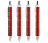 BHHJKK Stylo à bille rétractable « Year of the Snake 2025 Happy Chinese New Year 2025 » - Encre noire - Cadeaux pour étudiants - Fournitures de bureau