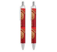 BHHJKK Stylo à bille rétractable « Year of the Snake 2025 Happy Chinese New Year 2025 » - Encre noire - Cadeaux pour étudiants - Fournitures de bureau
