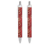 BHHJKK Stylo à bille rétractable « Year of the Snake 2025 Happy Chinese New Year 2025 » - Encre noire - Cadeaux pour étudiants - Fournitures de bureau