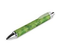 BHHJKK Stylos à bille rétractables élégants et élégants, feuilles d'automne et champignons froids, 1 pièce de 0,5 mm, stylos d'écriture lisses et confortables, fournitures de bureau pour homme et