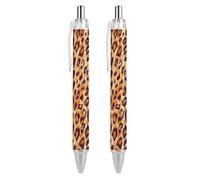 BHHJKK Stylos à bille rétractables élégants et élégants, feuilles d'automne et champignons froids, 1 pièce de 0,5 mm, stylos d'écriture lisses et confortables, fournitures de bureau pour homme et