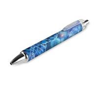 BHHJKK THKVSVCell Stylo à bille scientifique rétractable à encre bleue pour homme et femme 1 pièce