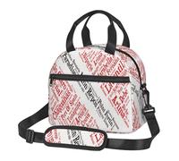 BHHJKK Trinidad and Tobago It's in My Lunch Bag Sac à déjeuner portable réutilisable isotherme avec bandoulière amovible pour bureau, pique-nique, randonnée