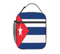 BHHJKK Trinidad and Tobago Sac à déjeuner isotherme portable réutilisable avec poche latérale et poignée à boucle pour le travail, le bureau, le pique-nique, les voyages