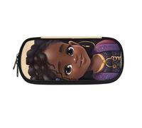 BHHJKK Trousse à crayons africaine pour enfants afro noire pour filles - Trousse à crayons universitaire - Haute capacité - Boîte à crayons magique durable, Fille afro-américaine 7, Taille unique,