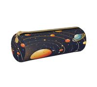 BHHJKK Trousse à crayons Galaxy Solar System Space Universe Planet avec fermeture éclair pour stylos, papeterie, cosmétiques, pour bureau, école, collège, Comme indiqué sur la photo, Taille unique,
